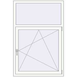 In den Warenkorb Kipp und Drehfenster 1000x1500 mm KORSA ENERGY-SAVING REHAU SYNEGO MD RAL 9016 Traffic white beidseitig