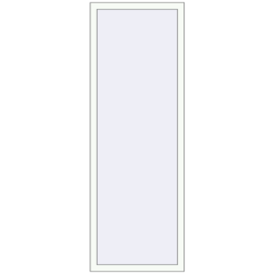 In den Warenkorb Kipp und Drehfenster 660x2000 mm KORSA ALU LIGHT A RAL 9016 Traffic white beidseitig