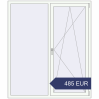 Preisgestaltung Kipp und Drehfenster 1500x1750 mm KORSA OPTIMUM REHAU EURO 70 RAL 9016 Traffic white beidseitig. Preis: 485.15 EUR