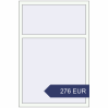 Preisgestaltung Kipp und Drehfenster 1000x1500 mm KORSA REHAU BRILLANT DESIGN RAL 9016 Traffic white beidseitig. Preis: 276.46 EUR