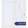Preisgestaltung Kipp und Drehfenster 1300x1500 mm KORSA ENERGY-SAVING REHAU SYNEGO MD RAL 9016 Traffic white beidseitig. Preis: 528.34 EUR