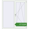 Preisgestaltung Kipp und Drehfenster 1300x1500 mm KORSA REHAU BRILLANT DESIGN. Preis: 176.97 EUR
