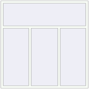 Kipp und Drehfenster 1800x1800 mm KORSA OPTIMUM REHAU EURO 70 RAL 9016 Traffic white beidseitig